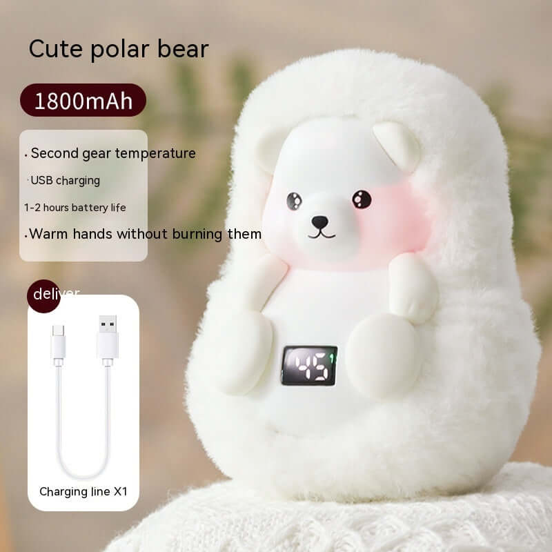 Chauffe-mains en peluche cartoon