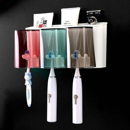 Porte-brosse à dents mural sans perçage