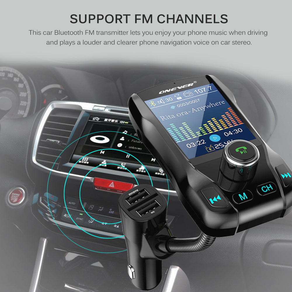 Transmetteur FM Bluetooth pour Voiture