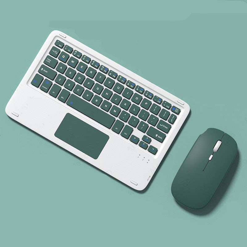 Souris sans fil silencieuse avec clavier tactile