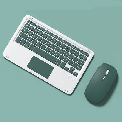 Souris sans fil silencieuse avec clavier tactile