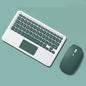 Souris sans fil silencieuse avec clavier tactile