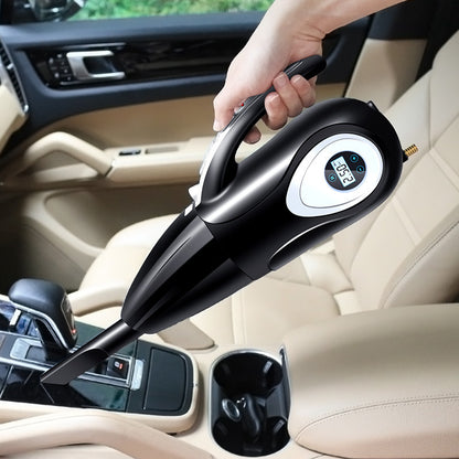 Car Cleaner multifonction – aspirateur portable avec pompe à air et chargeur sans fil Qi