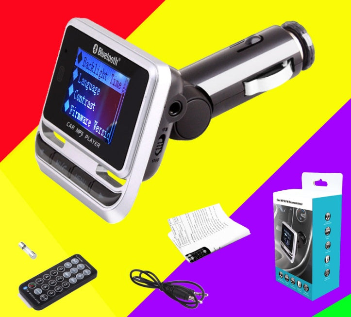 Lecteur MP3 Bluetooth pour voiture – transmetteur FM, appels mains libres et chargeur