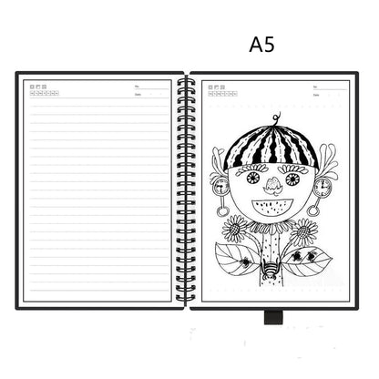 Carnet intelligent Smart Paper – réutilisable, effaçable à l’eau