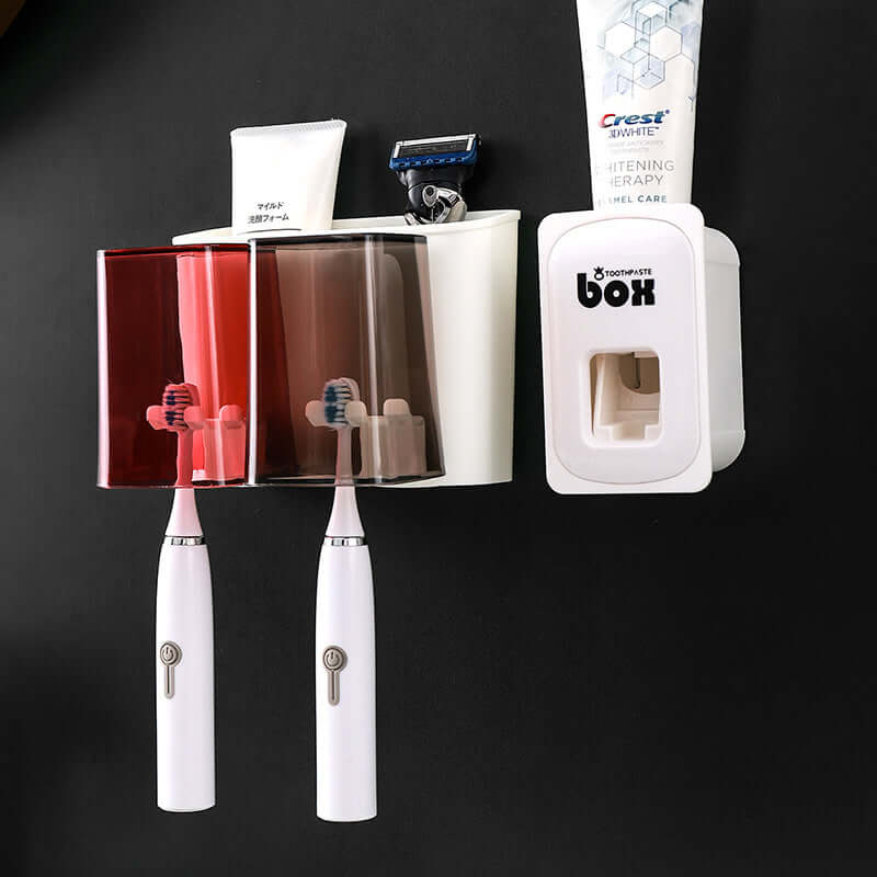 Porte-brosse à dents mural sans perçage
