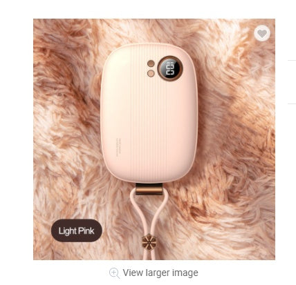 Batterie externe chauffante portable – mini power bank USB, chauffage céramique, 3 niveaux, hiver