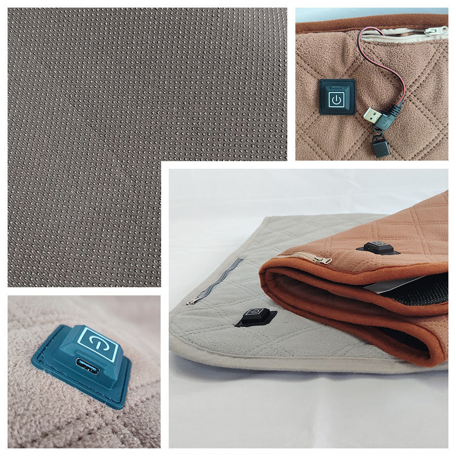 Coussin chauffant pour sac de couchage – USB, intelligent, portable, chaleur hivernale ciblée