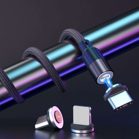 Magnetic charging cable, mobile phone