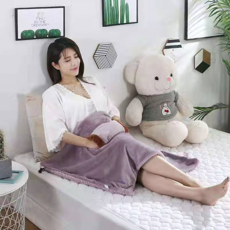 USB Electric Multifunctional Hand Warmer Knee Blanket