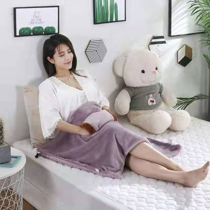 USB Electric Multifunctional Hand Warmer Knee Blanket