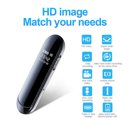 Voice Recorder Work Study Audio And Video Synchronization Ai Intelligent High-definition Video