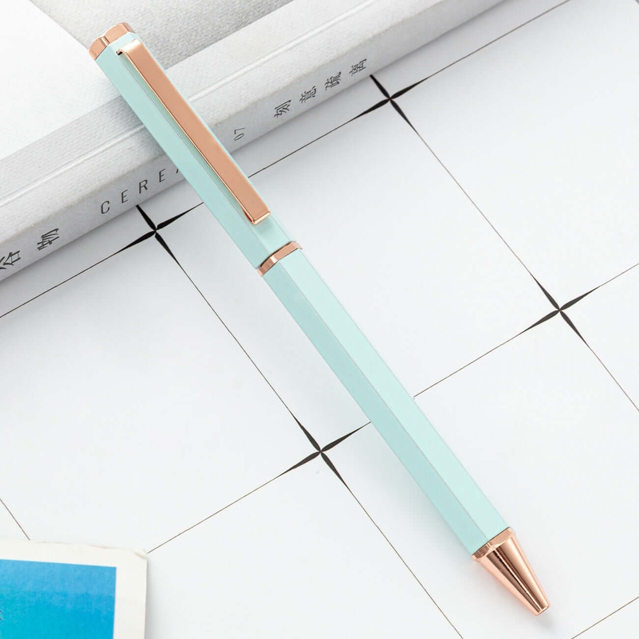 Stylo à Bille Métallique Hexagonal