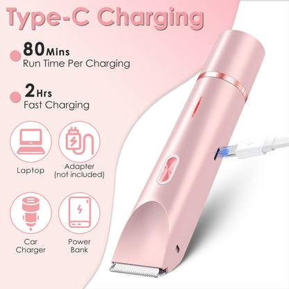 Tondeuse Bikini 2-en-1 Rechargeable