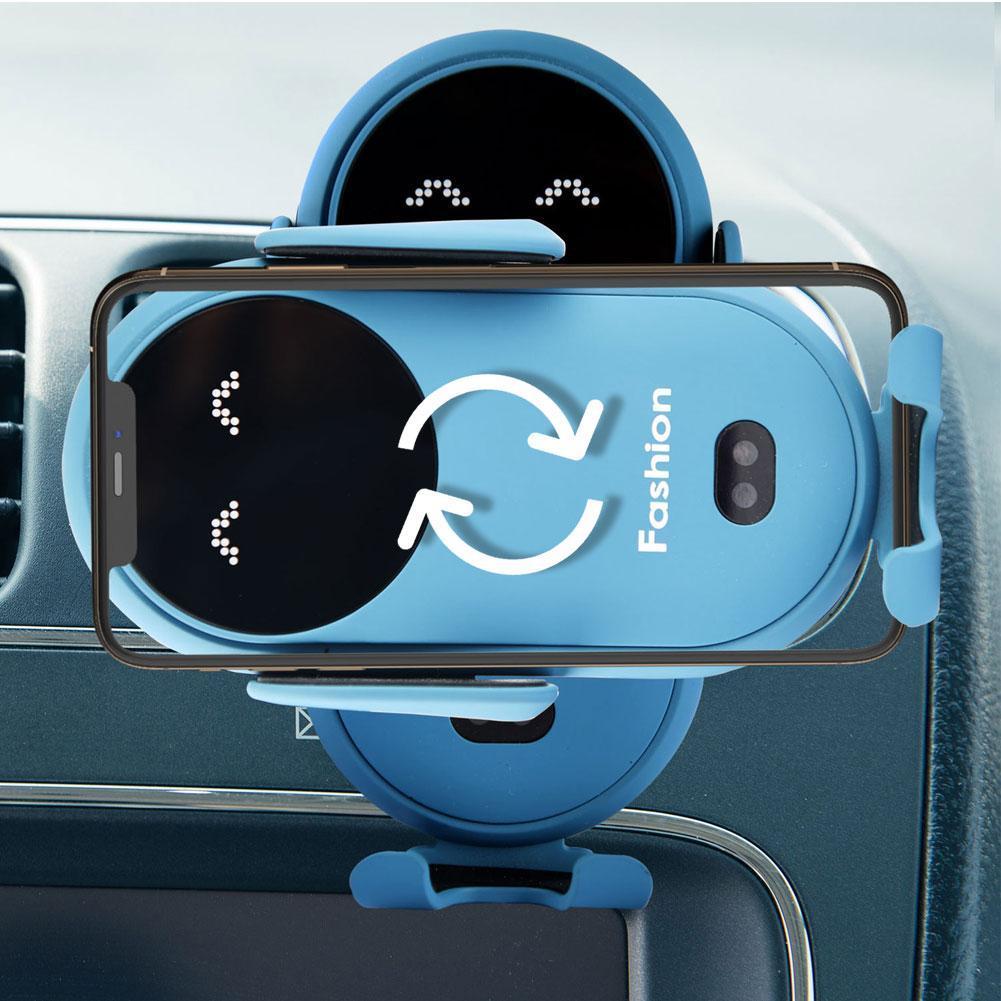 Support Téléphone Voiture avec Chargeur Sans Fil