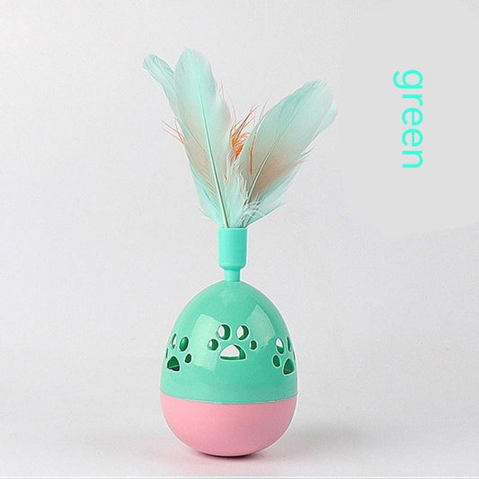 Jouet interactif pour chat – Tumbler Bell avec cloche et mouvement équilibré