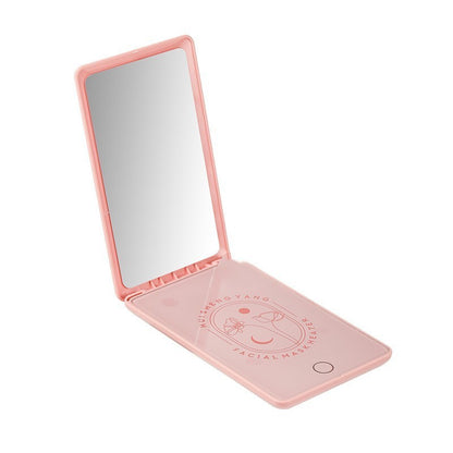 Chauffe-masque facial portable – miroir de maquillage intégré, USB ou 220V, soin hydratant
