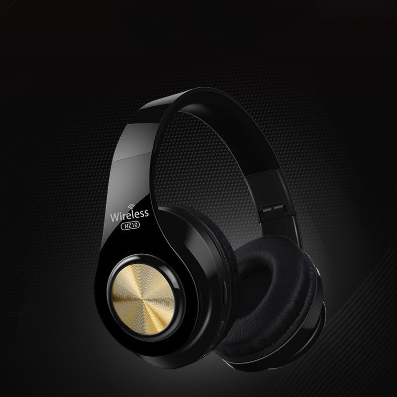 Casque Bluetooth sans fil pliable – monté sur tête, son stéréo HD avec subwoofer