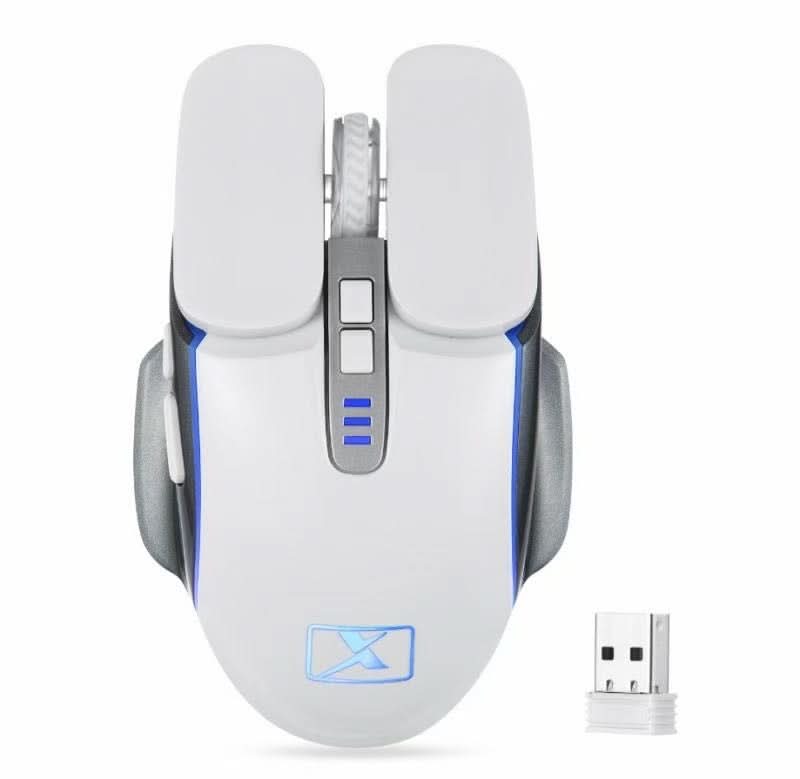 Souris sans fil rechargeable – design minimaliste, 6 boutons, 3500 DPI
