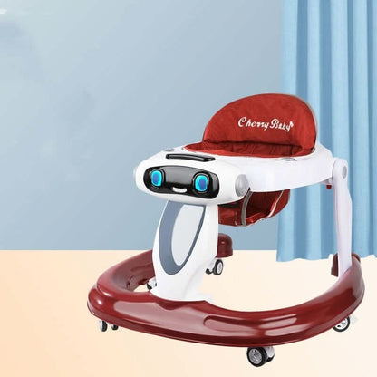 Multifunctional anti-rollover baby and child walker