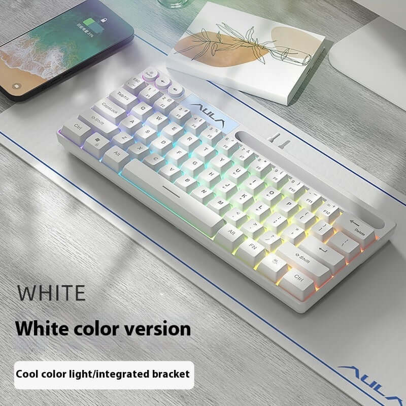 Clavier de jeu filaire RGB à membrane F3061 61 touches