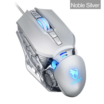 Souris de jeu mécanique lestée Macro E-sports