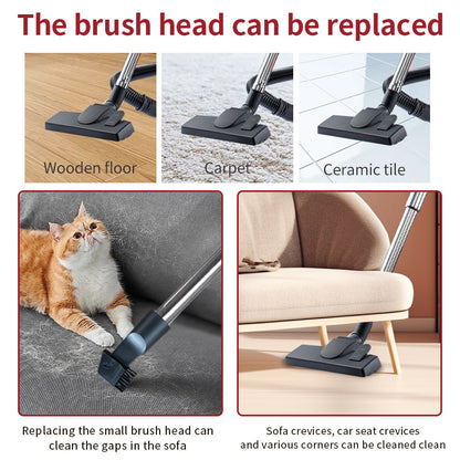 Aspirateur filaire multifonction – grande puissance d’aspiration, format portatif