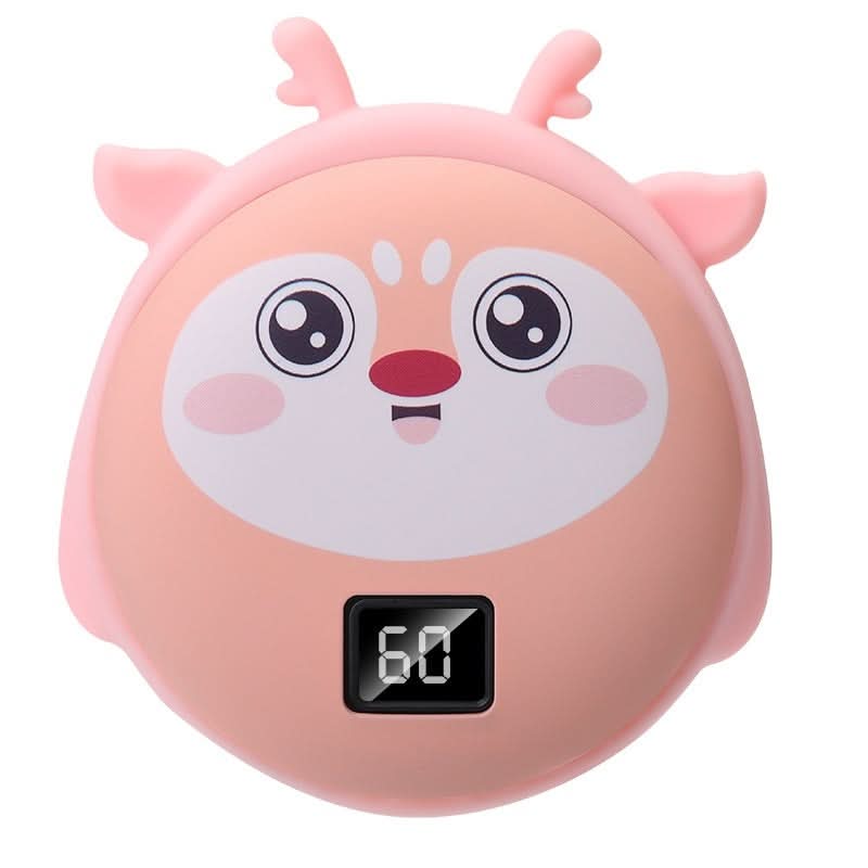 Mini chauffe-mains Panda rechargeable – affichage digita