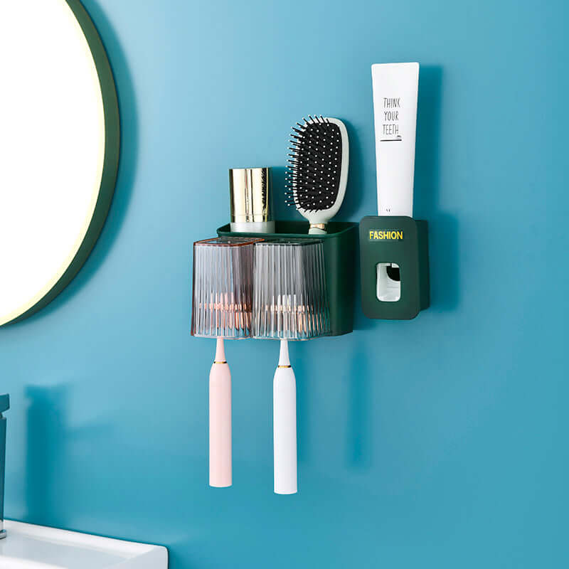 Porte-brosse à dents mural sans perçage