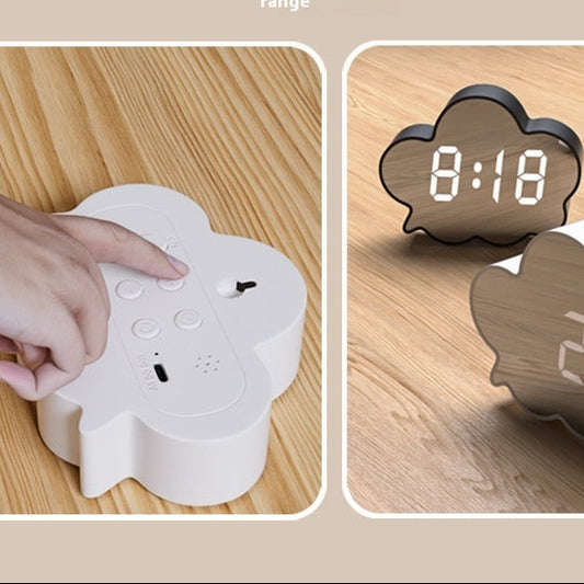 Réveil miroir intelligent – commande vocale, induction, design moderne