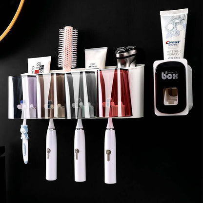 Porte-brosse à dents mural sans perçage