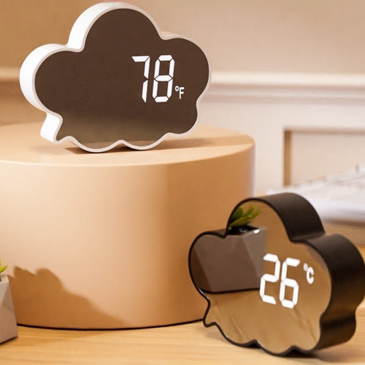 Réveil miroir intelligent – commande vocale, induction, design moderne