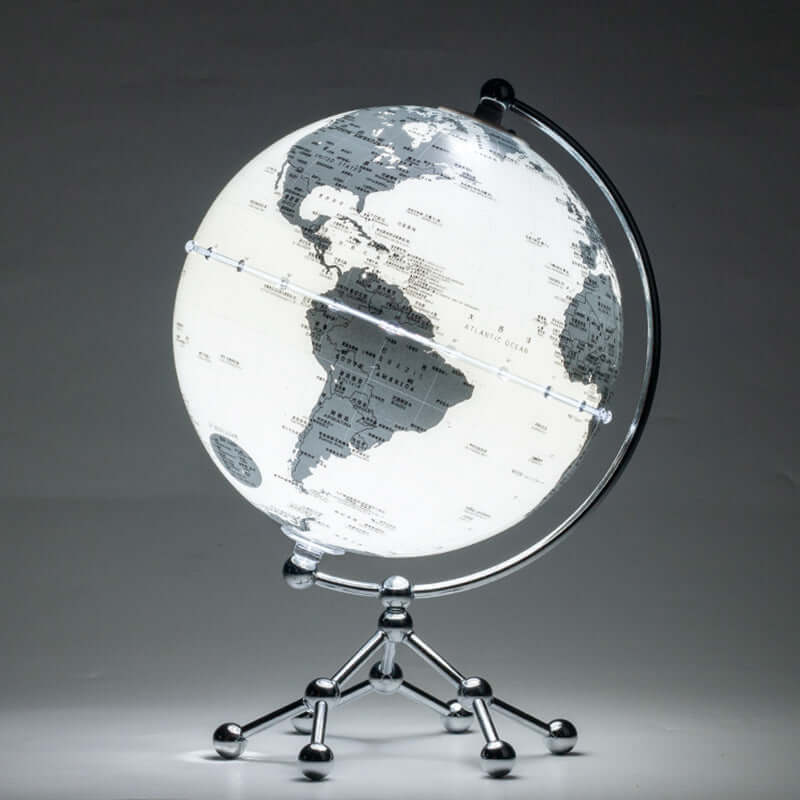 Globe terrestre lumineux