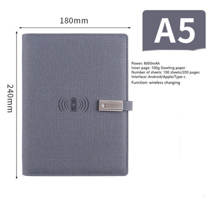 Bloc-notes Multifonction avec Batterie Externe et Clé USB