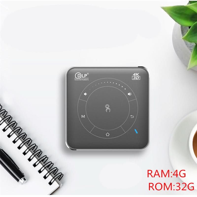 Projecteur Android portable – HD 4K, Wi-Fi/Bluetooth