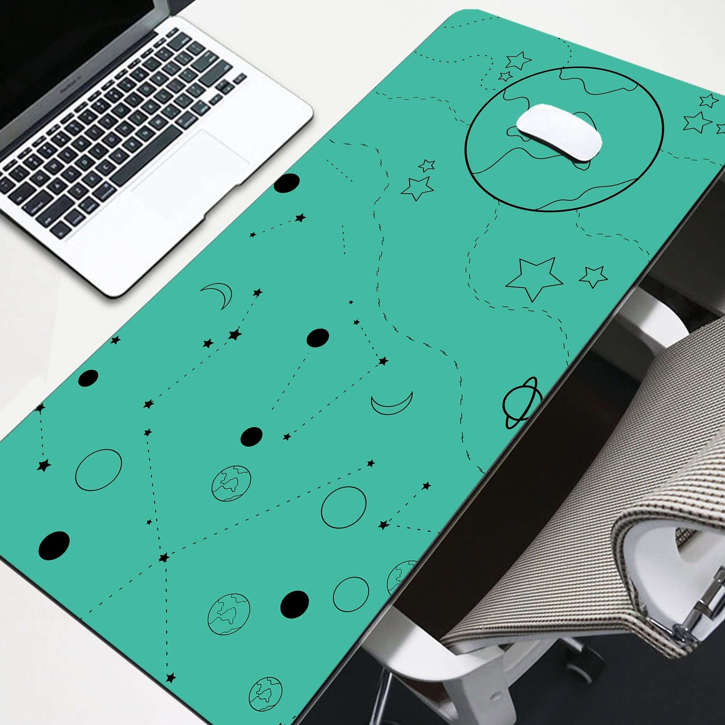Tapis de Bureau “Chat & Café”
