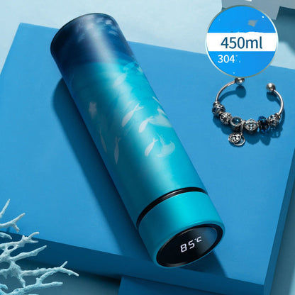 Tasse intelligente en acier inoxydable – affichage de température intégré