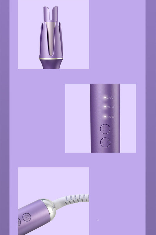 Fer à boucler automatique 32 mm – Tourmaline céramique, rotation électrique