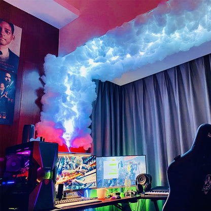 Lampe Thundercloud intelligente – éclairage créatif RGB pour escape room, bar, gaming et déco immersive