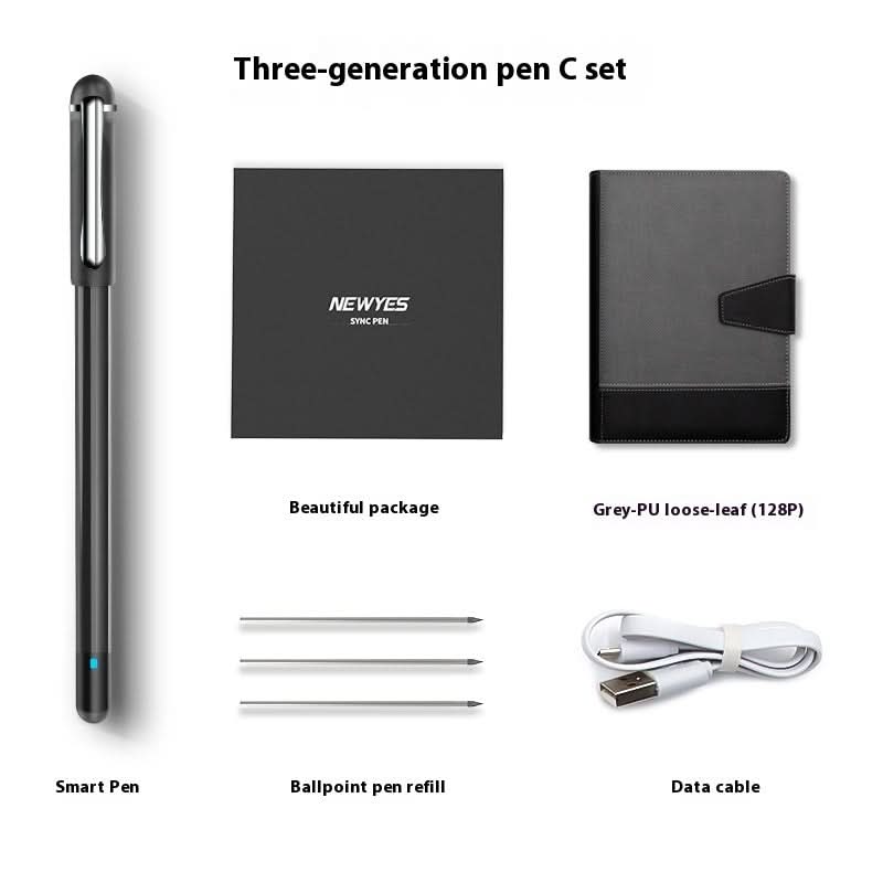 Ensemble d’écriture intelligent – stylo numérique + carnet connecté, synchronisation en temps réel