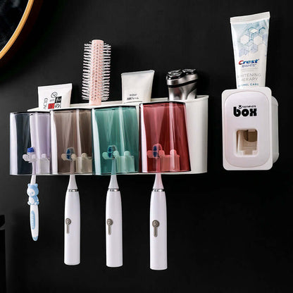 Porte-brosse à dents mural sans perçage