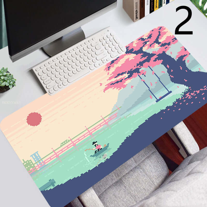 Tapis de Bureau Galaxy Pastel