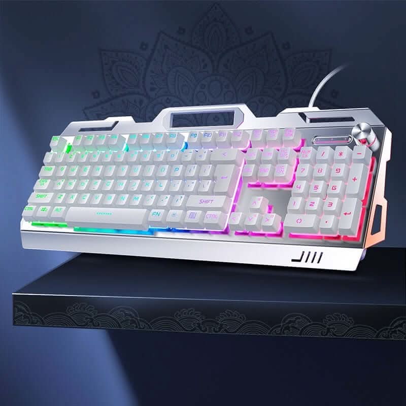 Silver Eagle V2G5 – Metallic Keyboard, Gaming Mouse &amp; Stereo Headset Bundle
