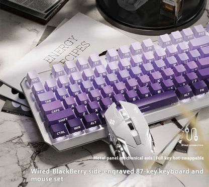 Clavier mécanique filaire 87 touches – Gaming e-sport