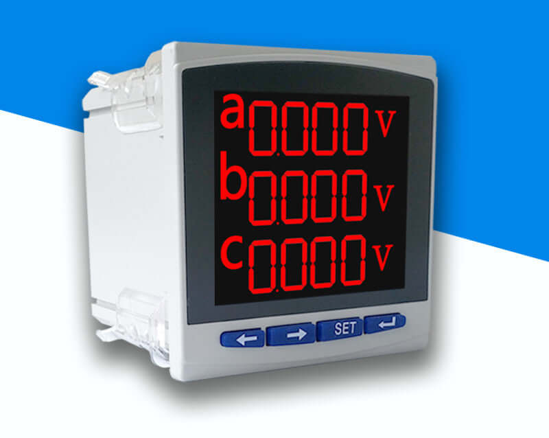 Compteur d’Énergie Multifonction à Affichage LCD
