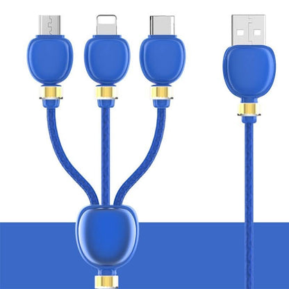 Lanterne Créative Multifonction – Éclairage LED + 3 Câbles de Charge Intégrés