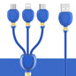 Lanterne Créative Multifonction – Éclairage LED + 3 Câbles de Charge Intégrés