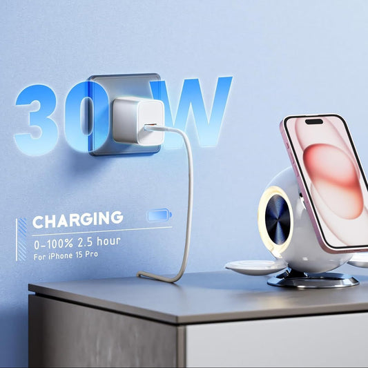 Câble multifonction 4-en-1 pour voiture – 240W, charge rapide, USB-C / Lightning / Micro-USB / Mini-USB