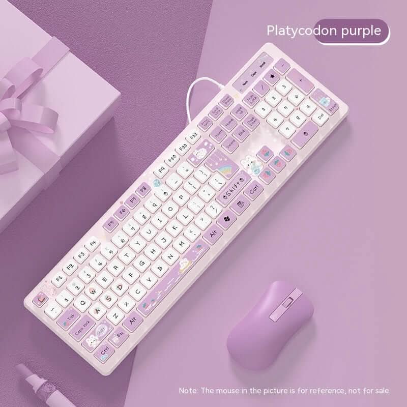 Clavier filaire Milk Tea Rabbit