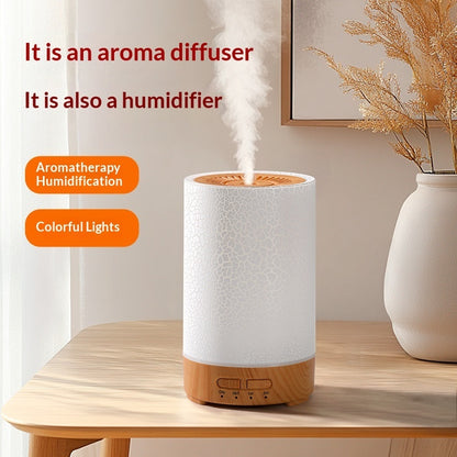 Diffuseur d’arômes Crack 150ml – Humidificateur & Purificateur d’air avec LED décorative